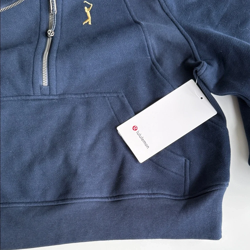 Lululemon PLAYERS championship PGA Tour Gold Man embroidered Half-Zip Hoodie - Picture 5 of 5